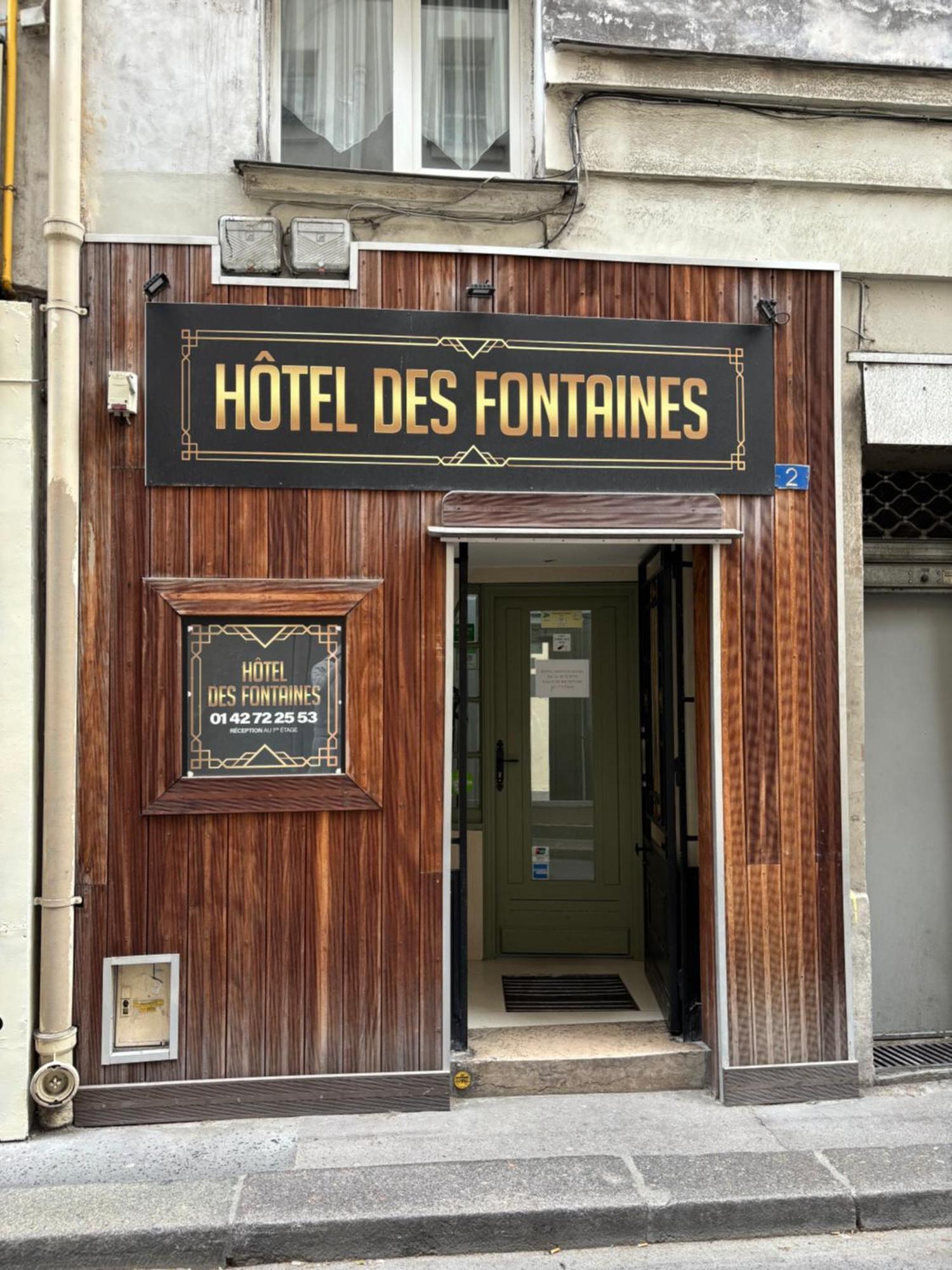 Hotel Des Fontaines Париж Екстериор снимка