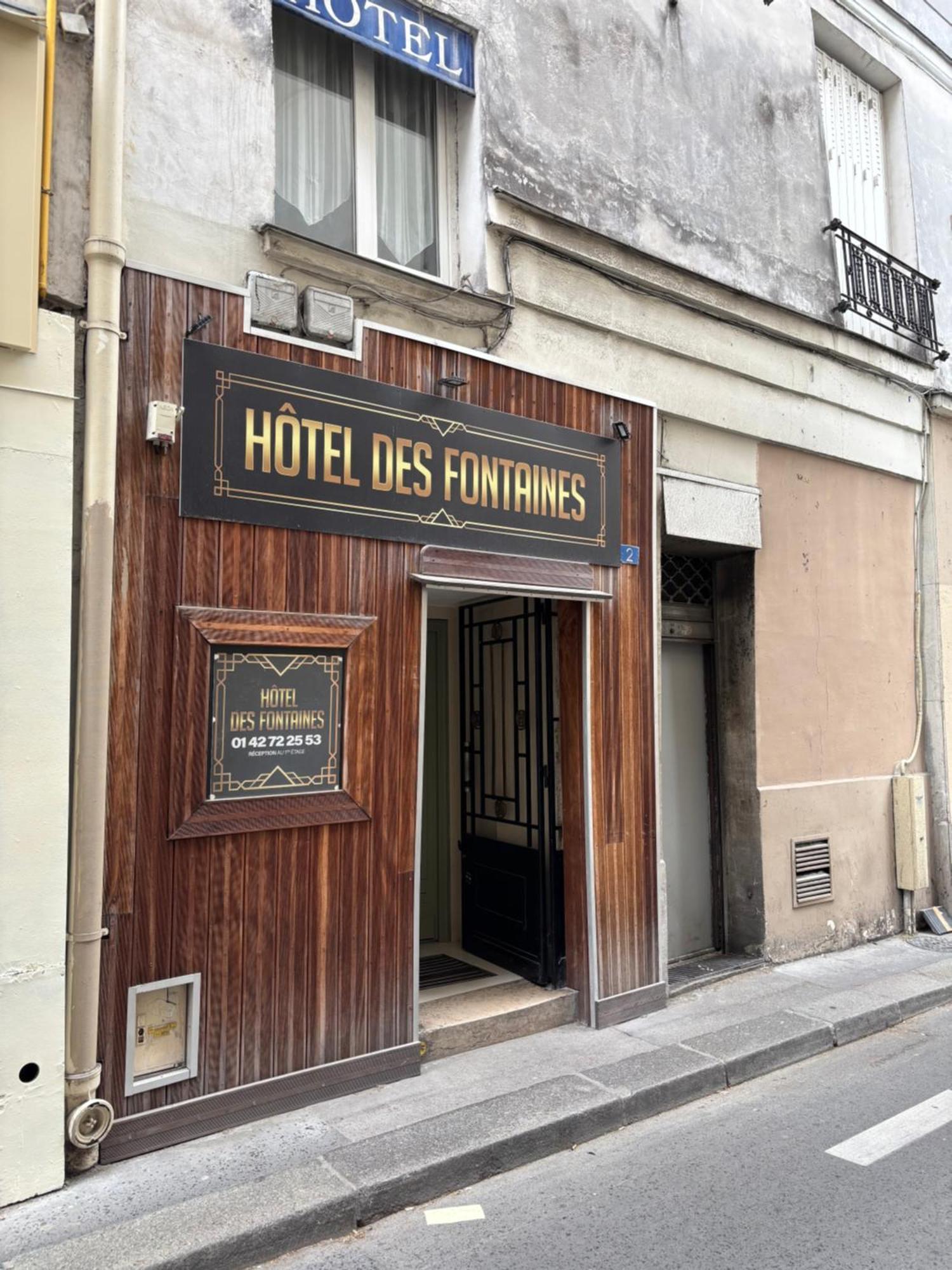 Hotel Des Fontaines Париж Екстериор снимка